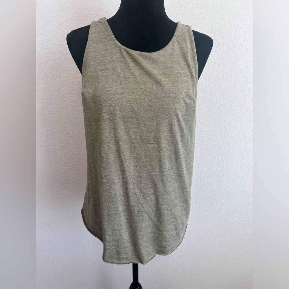 NWT: Free People Movement Racerback Tank Top in Moss Size Large